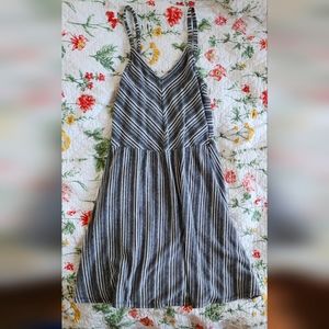 Black & White Chevron Skater Dress